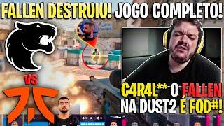 FURIA AMASSANDO MUITO! FURIA vs FNATIC (JOGO COMPLETO) - YaLLa Compass 2024