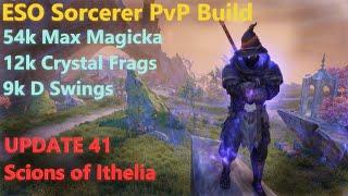 ESO Sorcerer PvP Build U41 Scions of Ithelia l Dizzying Swing Is Back l Written Build on Discord