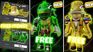 [2025] ALL FREE YELLOW & GREEN ITEMS IN ROBLOX!  (150+ NEW FREE ITEMS!)