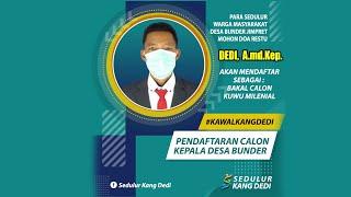 PENDAFTARAN CALON KUWU DESA BUNDER INDRAMAYU 2021 (Deddy Doank)