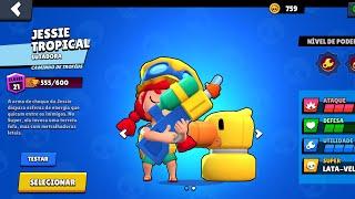 COMO JOGAR BEM COM A JESSIE TROPICAL - BRAWL STARS