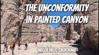 The unconformity in Painted Canyon