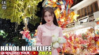 Explore the traditional Mid-Autumn Market, Hanoi's Old Quarter | Nightlife VIETNAM Walking Tour 4K