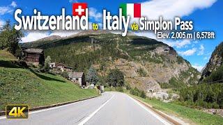Simplon Pass, Switzerland | Driving across the Simplon Pass from Brig  to Domodossola 