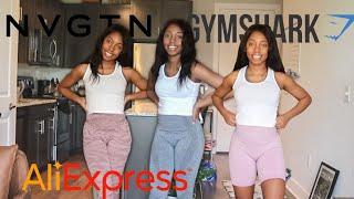 Affordable leggings dupes | ALIEXPRESS | GYMSHARK AND NVGTN