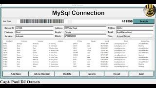 Overview of Beginners Python Tutorial  with MySQL Database Connection