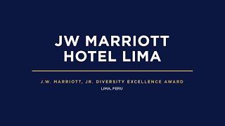 JW Marriott Hotel Lima | Awards of Excellence 2021