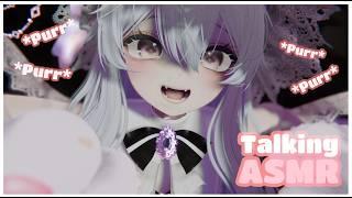 【ASMR Vrchat】Catgirl Helps You Falls Asleep!   Sleeping Aid   Talking  Purring 