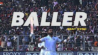 BALLER ft. Virat kohli beat sync edit  || Virat kohli edit  #cricket #edit #viral