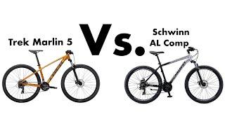 2021 Trek Marlin 5 Vs. Schwinn AL Comp