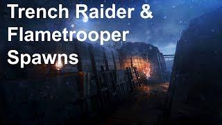 Battlefield 1: Trench Raider & Flametrooper Spawns Nivelle Nights