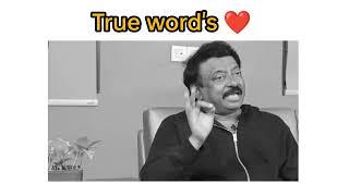 RGV about selfishness #rgv #ramgopalvarma #whatsappstatus #truewords #telugutruewords #rgvvideos