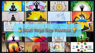 Yoga Day drawing | World yoga day drawing | International yoga day drawing Ideas #drawing