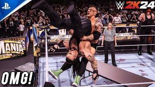 WWE 2K24 - Batista vs Undertaker & Kane - One On Two Handicap Match | WRESTLEMANIA39