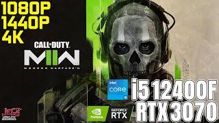 Call of Duty: Modern Warfare 2 | i5 12400F + RTX 3070 | 1080p, 1440p, 4K benchmarks!