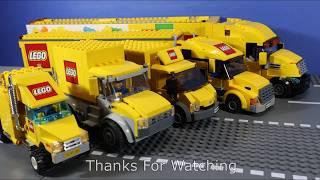 LEGO City Yellow Trucks.