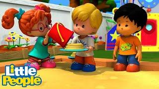 Help us make a Sandcake, Pancake | Little People | Cartoons for Kids | WildBrain Enchanted