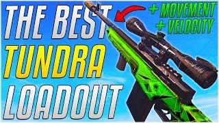 WARZONE'S BEST TUNDRA LOADOUT!! Max Bullet Velocity & Movement! [Cold War Warzone]