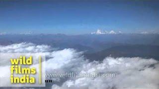 Highest point on earth as seen from the air