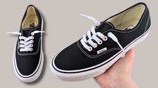 HOW TO LACE VANS AUTHENTIC (BEST WAY)