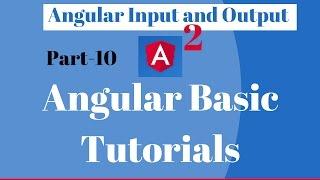 Angular 2: usage of Input and Output in components