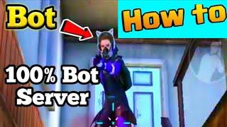 HOW  TO  PLAY  IN  FULL  BOT  SERVER | 100% Bot Server in Pubg Mobile!!!