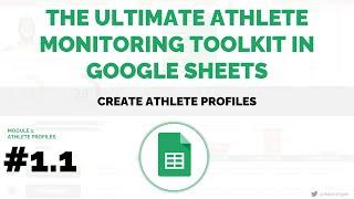 UAMT in Google Sheets #1.1 - Create Athlete Profiles