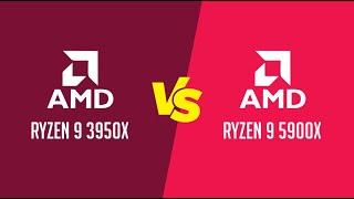 AMD Ryzen 9 3950X vs AMD Ryzen 9 5900X - Apps and games benchmark