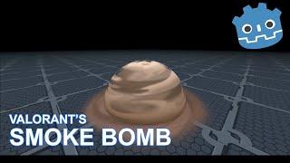 Valorant Style Smoke Bomb in Godot Game Engine | Godot 4.1