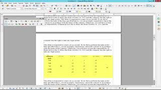 How to Add Border to table in OpenOffice Writer