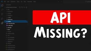 [Solved] How to Fix Laravel Project API Route is Missing