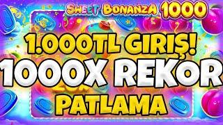 Sweet Bonanza 1000 Yeni Oyun  1.000₺ KÜÇÜK KASA   1000X DÜNYA REKORU PATLAMA!