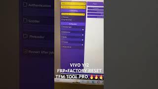 VIVO Y12 FRP+FACTORY RESETTFM TOOL PRO. Удалённая разблокировка  #frp #valerius #tfm