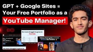 How to Create a Portfolio Website as a YouTube Channel Manager for FREE in Google Sites | 2024 |