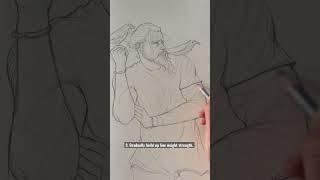 How To Draw An Imaginative Illustration Using Pencil In Your Sketchbook ️ #art #drawing #shorts