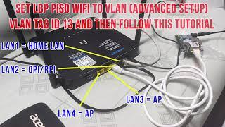 LPB Piso Wifi VLAN Setup on Newifi 3 D2 router with OpenWRT 21.02.1 Firmware