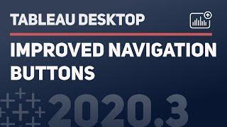 Nav, Export & Toggle Button Improvements in Tableau 2020.3