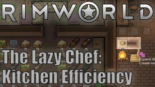 Rimworld | Tip #2 | The lazy chef's kitchen: stockpiles to streamline the cooking of meals