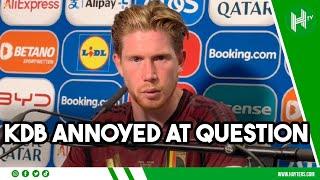 Belgium's Golden Generation FAILED?! De Bruyne IRRITATED by reporter's question