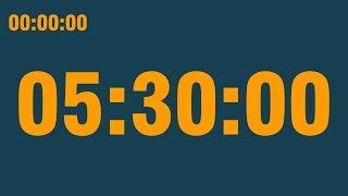 5 hour 30 minute timer (with end alarm, time elapsed and progress bar)