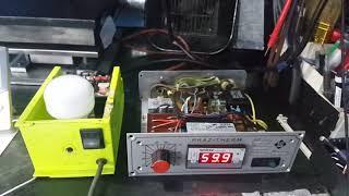 Prazitherm temperature controller, test after repair