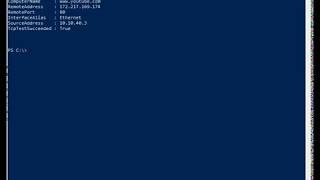 Port Checking using with Powershell