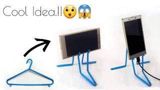 DIY Phone Holder With Hanger.!! Make Phone Holder Easily At Home |How To Make Phone Stand |Artbeats