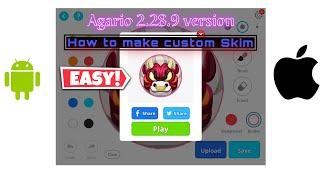 AGARIO CUSTOM SKINS TUTORIAL IOS NO JAILBREAK 2025 | AGARIO CUSTOM SKIN MOD MENU IPA(AGARIO MOBILE)