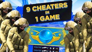 Global Elite: 9 Cheaters in 1 GAME