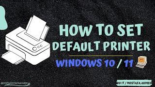 How to Set Default Printer in Windows 11/10