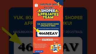 PENGHASILAN SHOPEE AFFILIATES PROGRAM SETELAH 2 MINGGU