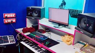 SANTALI STUDIO SONG MEKING TIME // DJ ABINASH STUDIO