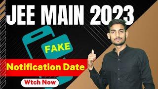 JEE Main 2023 Fake Notification date #jeemains2023 #careeralfa