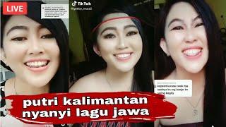 PUTRI KALIMANTAN NYANYI LAGU JAWA